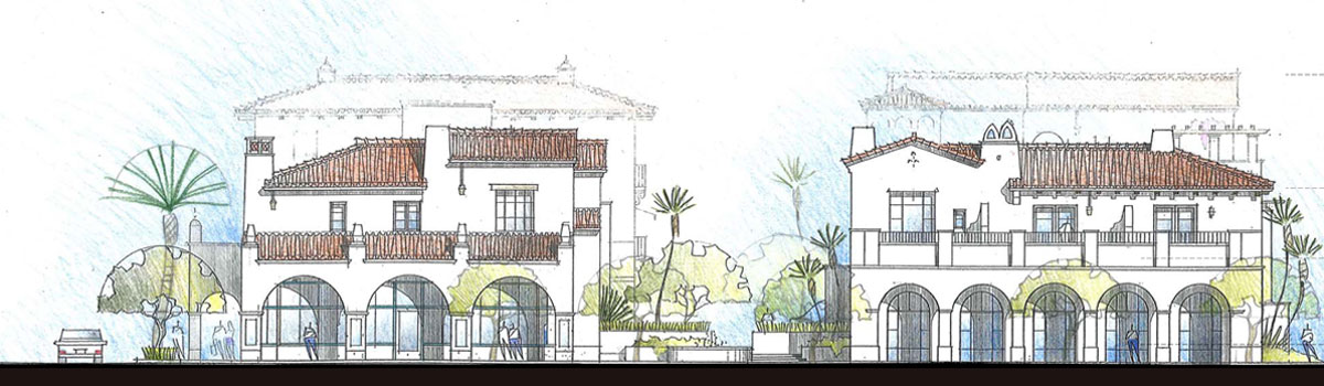 One of the largest private developments in the city for two decades, La Entrada comprises a master plan over three sites and includes a historic reconstruction of The Californian Hotel originally built in 1924.